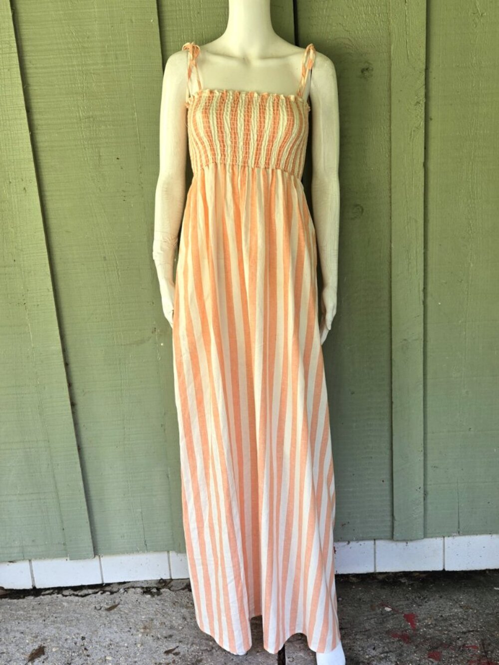 SHOW ME YOUR MUMU Maggie Linen Blend Maxi Dress Small